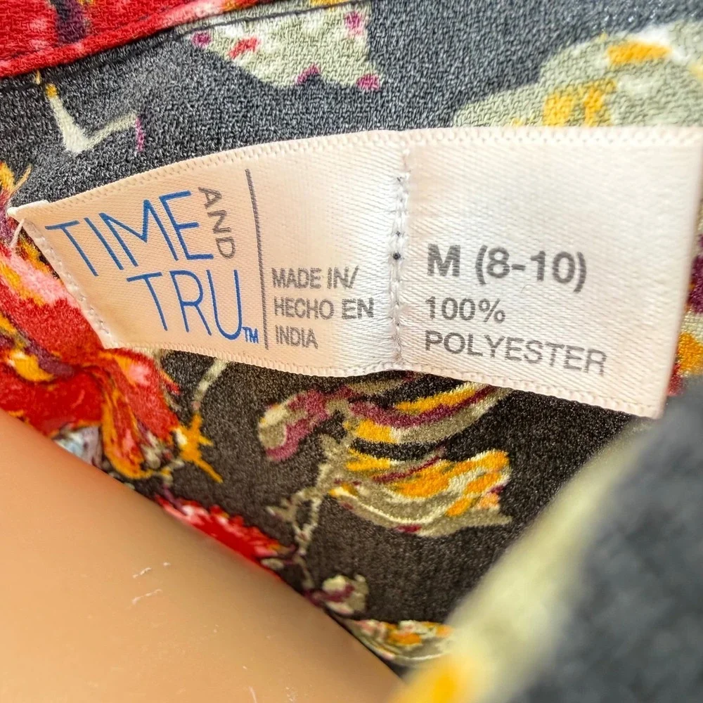 Time and Tru vibrant floral